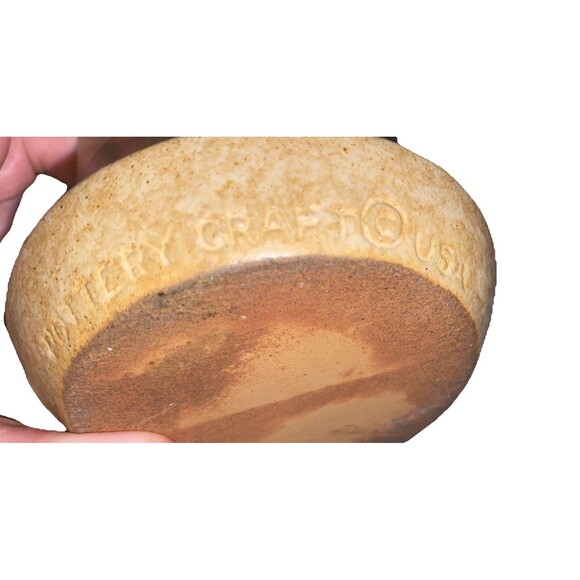 Vintage Pottery Craft "FOXY" Coffee/Soup Mug Beige Wide Opening - Picture 3 of 8